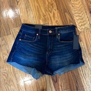 BLANKNYC dark wash shorts